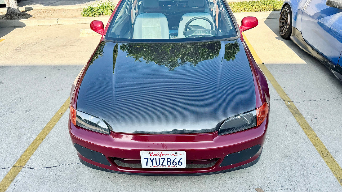 92-95 Honda Civic Carbon Fiber Hood