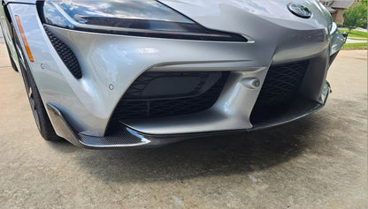 Type-OE Carbon Fiber Front Lip for Toyota GR Supra MKV A90/A91