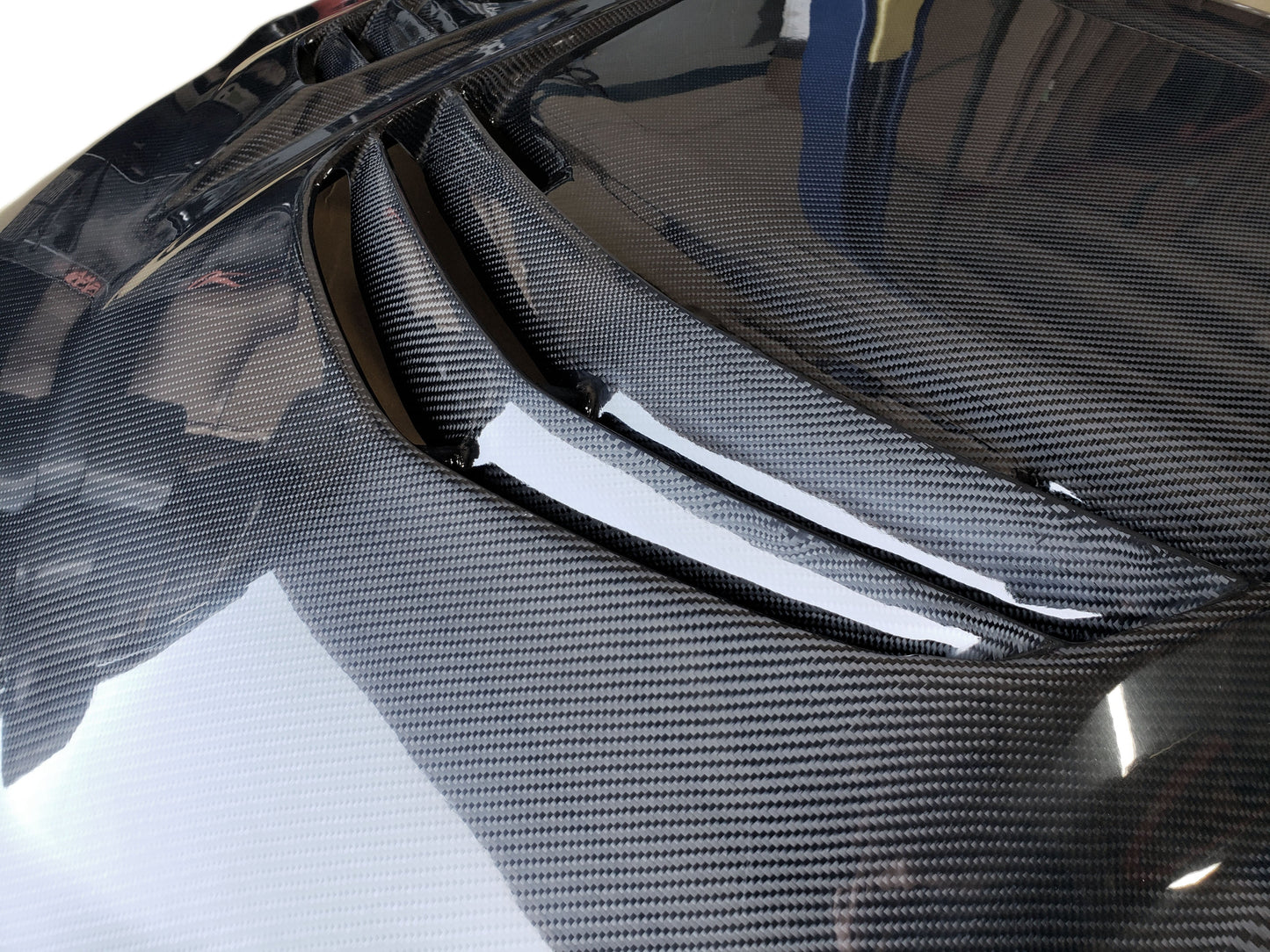 350Z Carbon Fiber Vented Hood