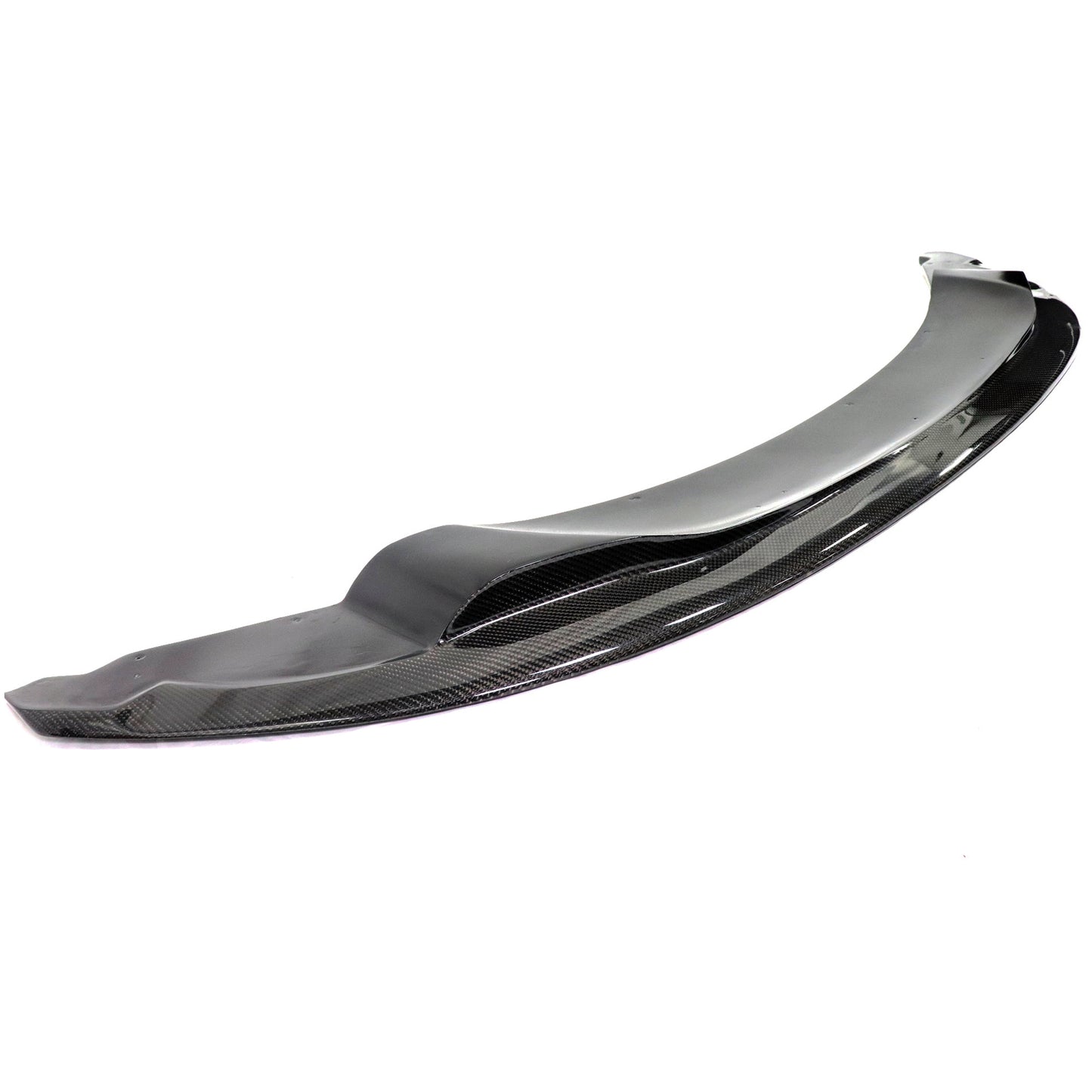 Type-V Closed Scoop Carbon Fiber Front Lip for BMW 1M Coupe