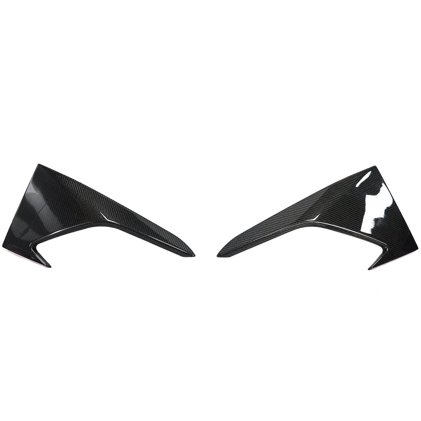 Type-OE Carbon Fiber Front Upper Bumper Splitters for BMW M2 F87
