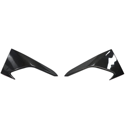 Type-OE Carbon Fiber Front Upper Bumper Splitters for BMW M2 F87