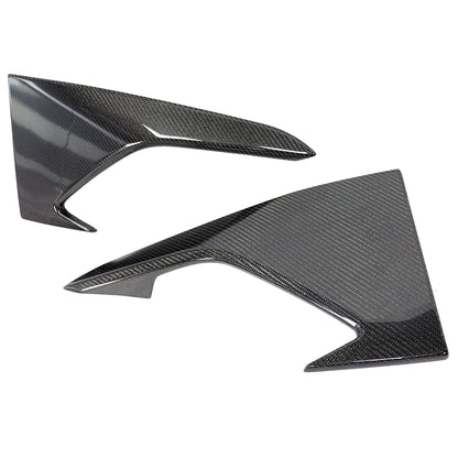 Type-OE Carbon Fiber Front Upper Bumper Splitters for BMW M2 F87