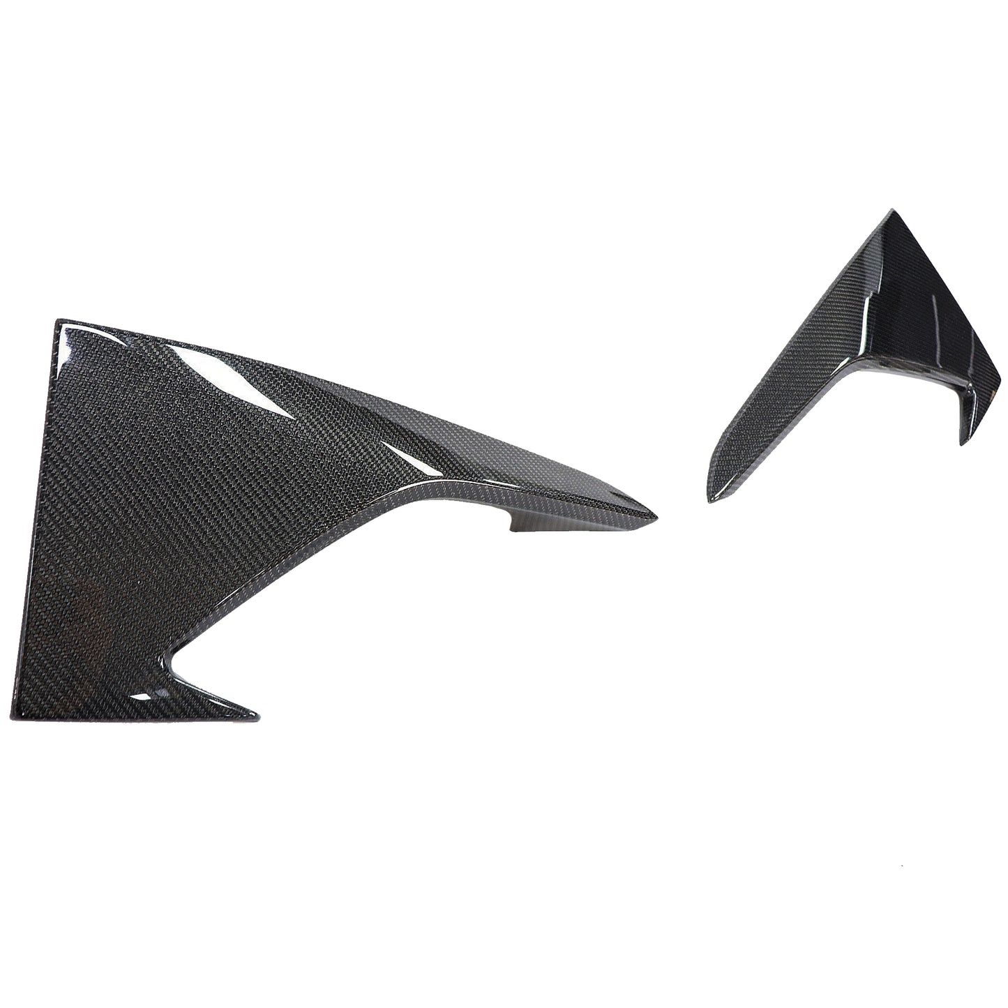 Type-OE Carbon Fiber Front Upper Bumper Splitters for BMW M2 F87