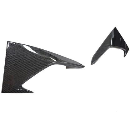 Type-OE Carbon Fiber Front Upper Bumper Splitters for BMW M2 F87