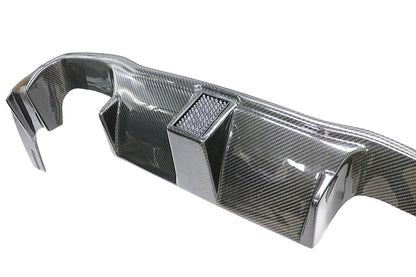 Type-K Carbon Fiber Diffuser with Clear LED for BMW M2 / M2C F87