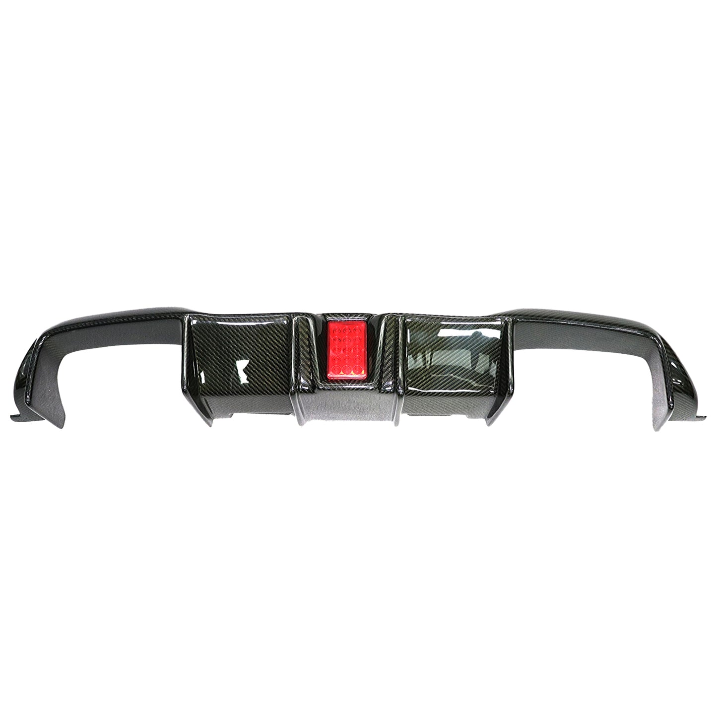 Type-K Carbon Fiber Diffuser with Red LED for BMW M2 / M2C F87