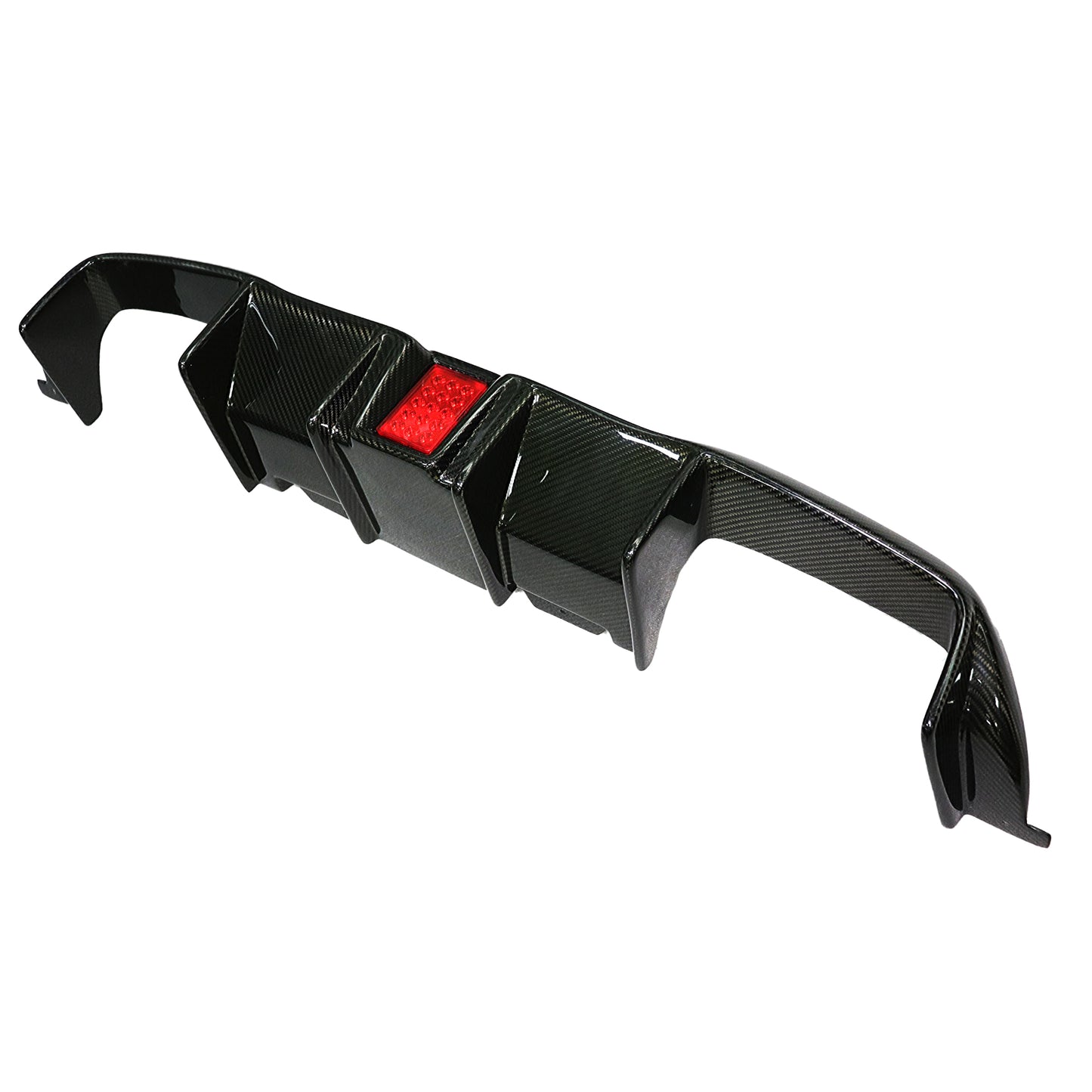 Type-K Carbon Fiber Diffuser with Red LED for BMW M2 / M2C F87