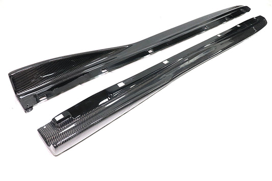 Type-CS Carbon Fiber Side Skirts for Subaru WRX (2004-2007)